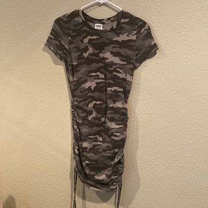 Army print dress